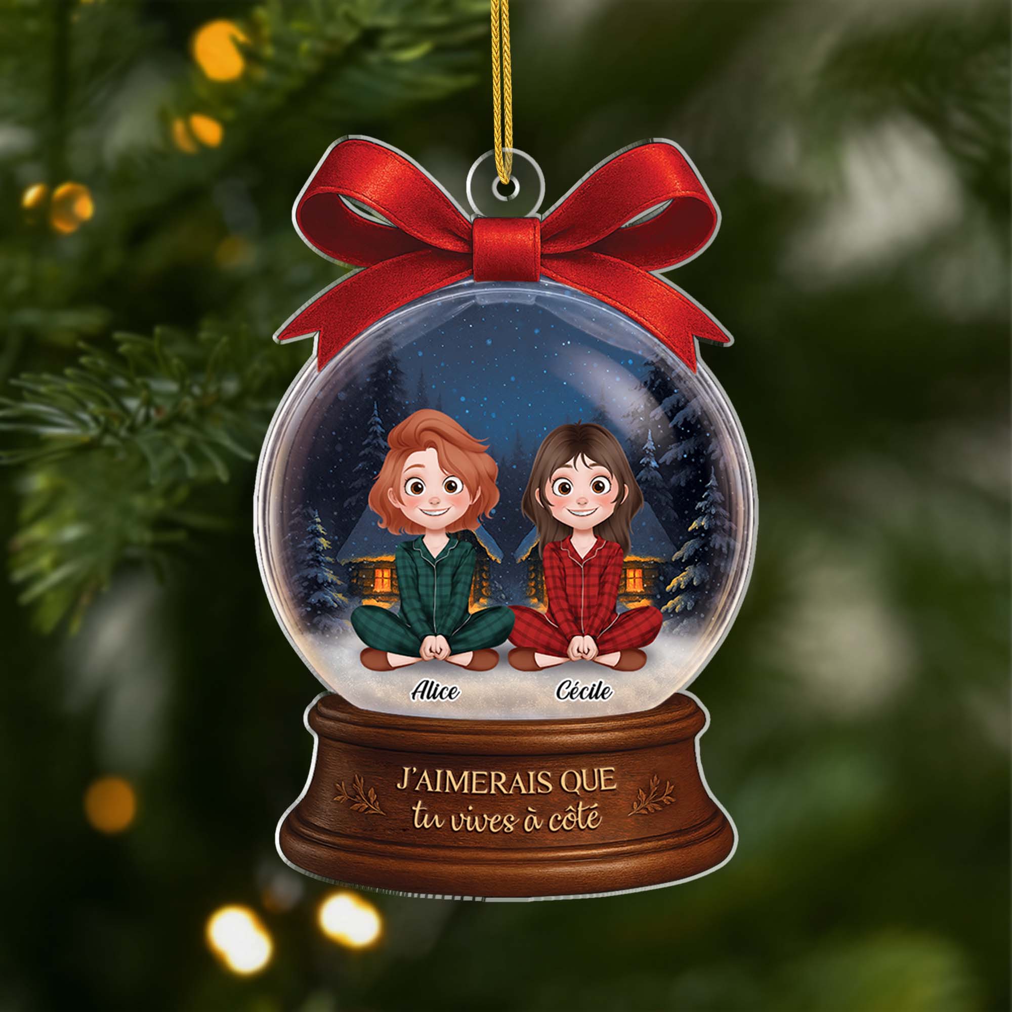 5592OFR1 ornement noel en acrylique personnalise pour femme j_aimerais que tu vives a cote 5592o3zmf