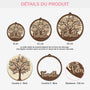 5597OFR3 ornement en bois a 2 couches personnalise notre arbre de vie famille avec coeur 5597okqzi