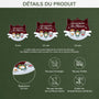 5604OFR3 ornement noel en acrylique personnalise chat nous gouvernons la maison verson neige 5604o3ytd