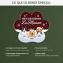 5604OFR4 ornement noel en acrylique personnalise chien nous gouvernons la maison verson neige 5604o3ytc