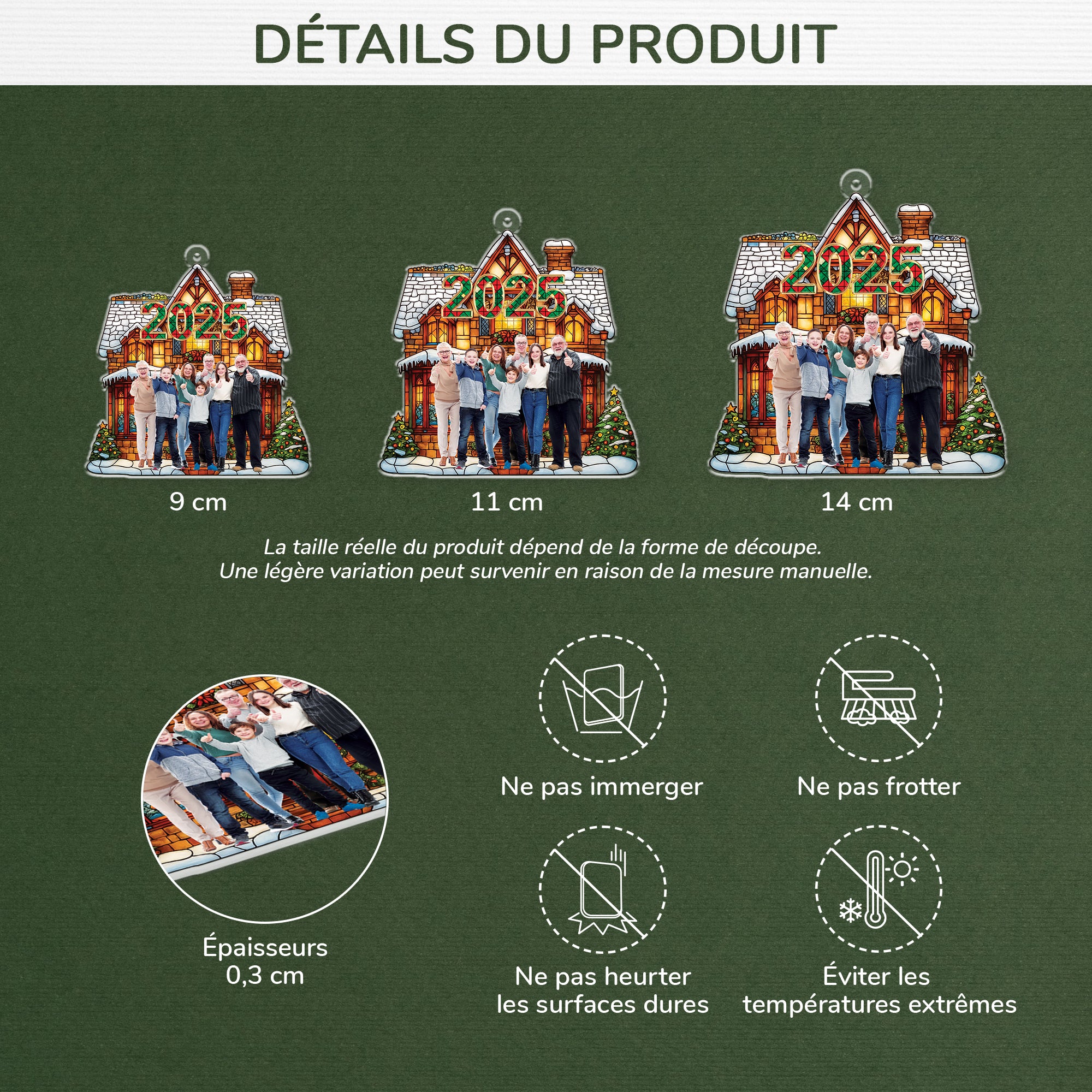 5605OFR3 ornement en acrylique personnalise famille avec photo notre noel maison 5605ottzi