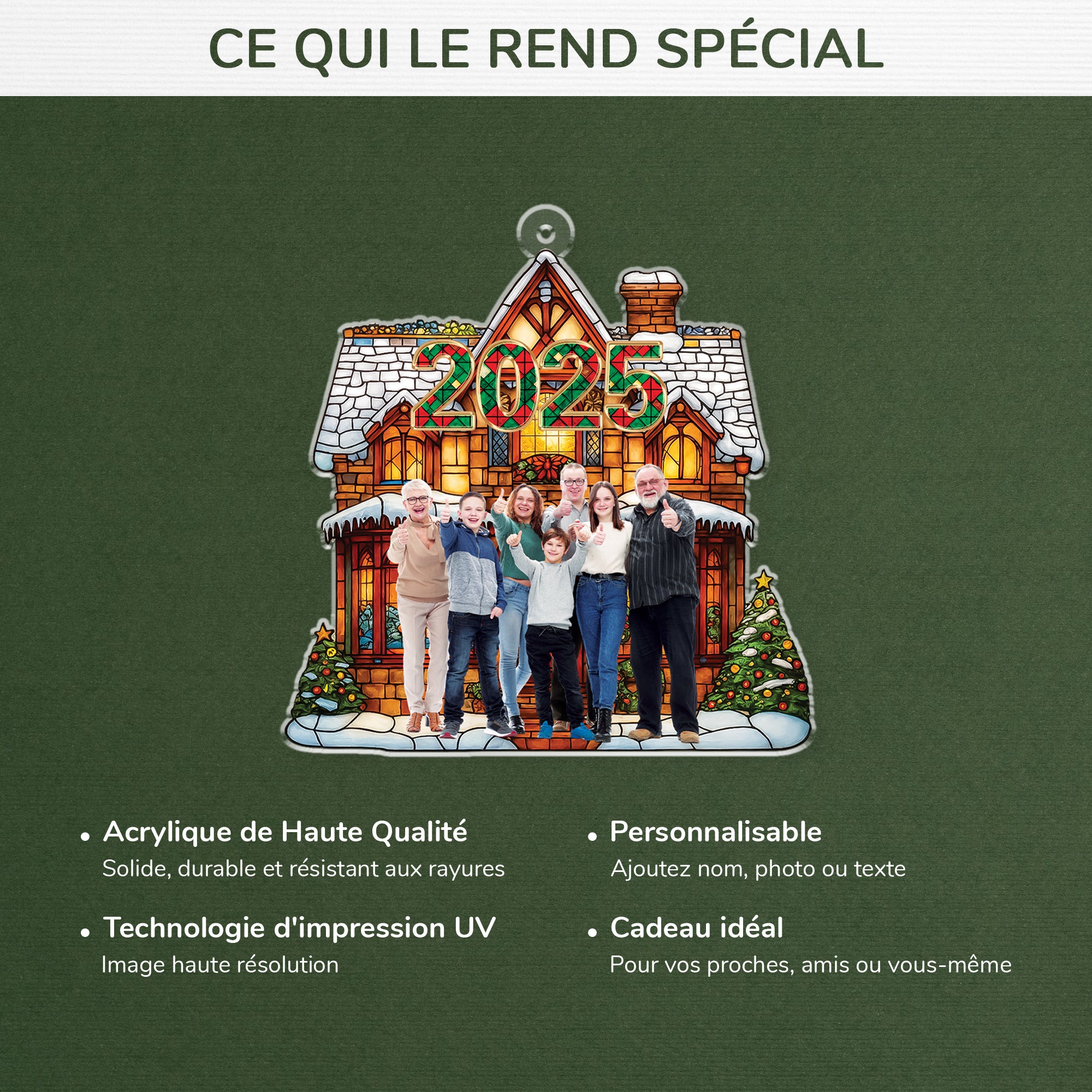 5605OFR4 ornement en acrylique personnalise famille avec photo notre noel maison 5605ottzi