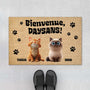 5610DFR1 paillasson chat personnalise bienvenue paysans 5610dtvad