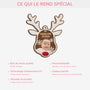 5615OFR4 ornement en bois a 2 couches personnalise enfant avec photo premier noel renne au nez 5615okmna