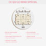 5618OFR4 ornement en bois a 2 couches personnalise notre famille puzzle avec nom 5618o8mci