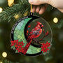 5630OFR2 ornement en acrylique maman commemoratif personnalise tu ne marches jamais seule cardinal rouge et la lune 5630o8qma