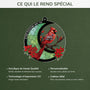 5630OFR3 ornement en acrylique papa commemoratif personnalise toujours avec toi cardinal rouge et la lune 5630o8qmb