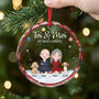 5632OFR2 ornement noel en verre personnalise couple toi moi et notre chien 5632okz0c