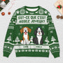 5634WFR2 pull moche chien de noel personnalise drole est ce que cest assez joyeux 5634w8yzc