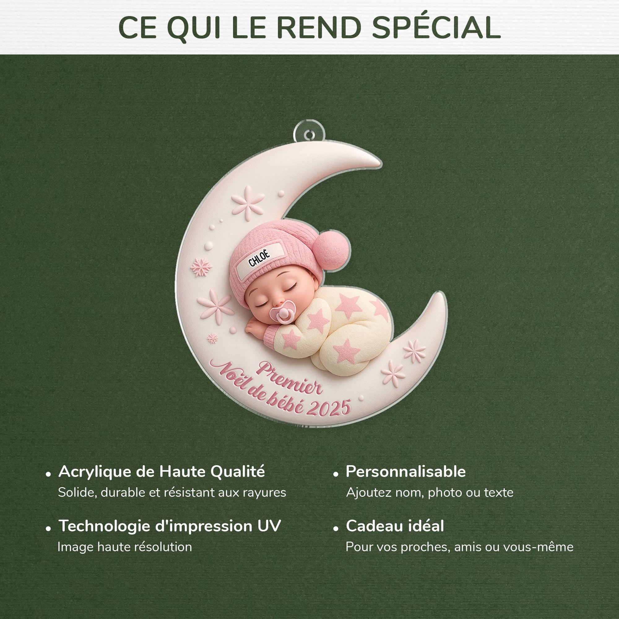 5635OFR4 ornement noel en acrylique personnalise premier noel de bebe 3d 5635okvck
