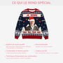 5637WFR5 pull moche de noel personnalise avec photo femme homme je serai chez moi pour noel 5637w8vtb