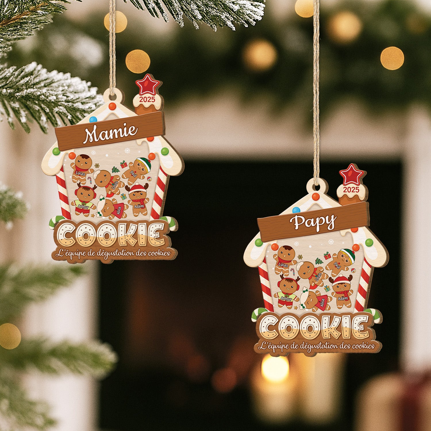 5639OFR2 ornement noel en bois a 1 couche personnalise equipe degustation de cookies de mamie 5639oktta_7420845a c06d 4b9c b4c3 285427564d26