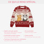 5640WFR5 pull moche chat de noel personnalise drole maman chat 5640w8vnd
