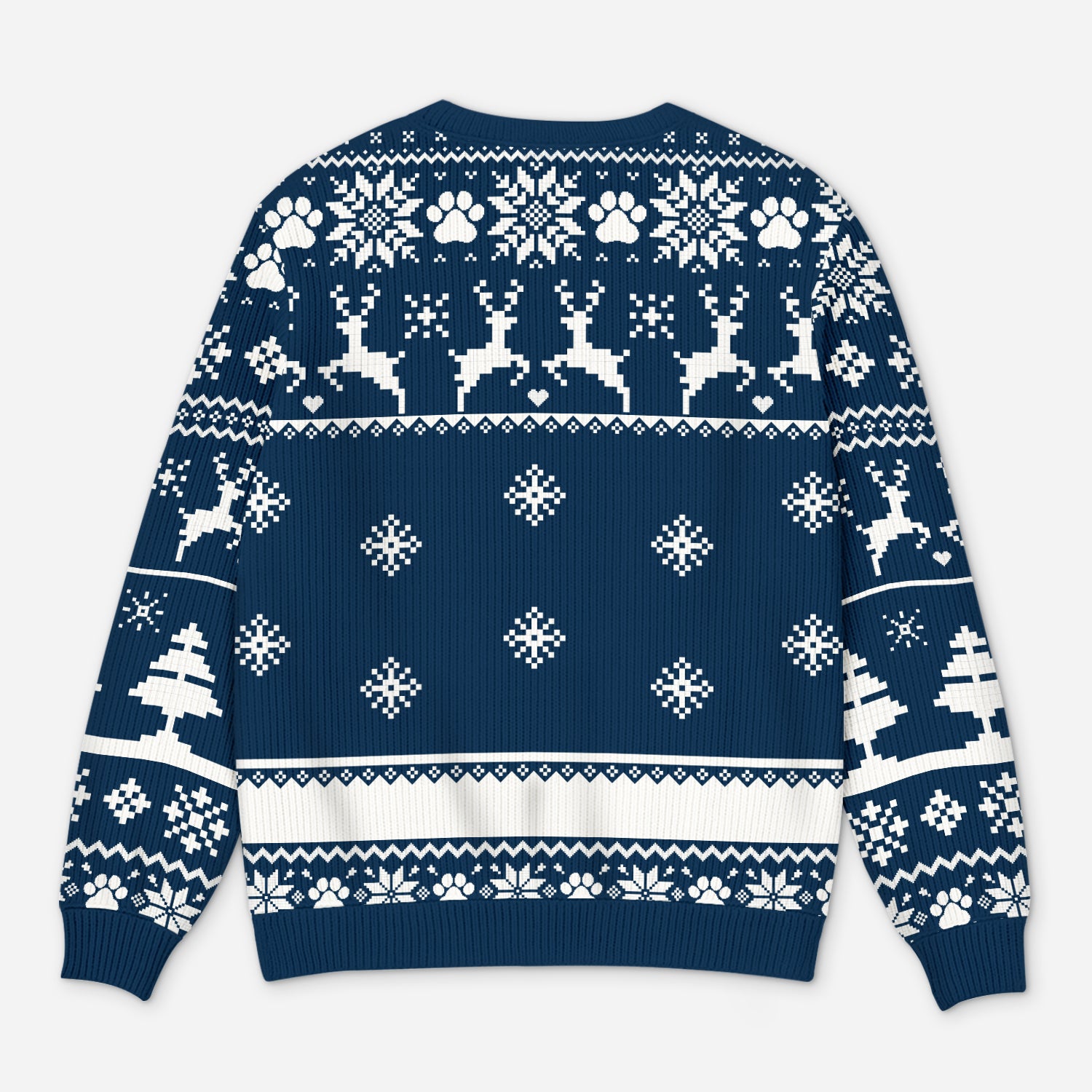 5641WFR3 pull moche chat de noel personnalise drole est ce que cest assez joyeux version dessin 5641wkmcd