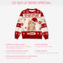 5643WFR5 pull moche chat de noel personnalise drole avec photo meilleure maman chat 5643wthad