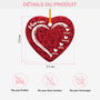 5650OFR3 ornement noel coeur ceramique personnalise pour maman papa coeur de maman 5650oqza