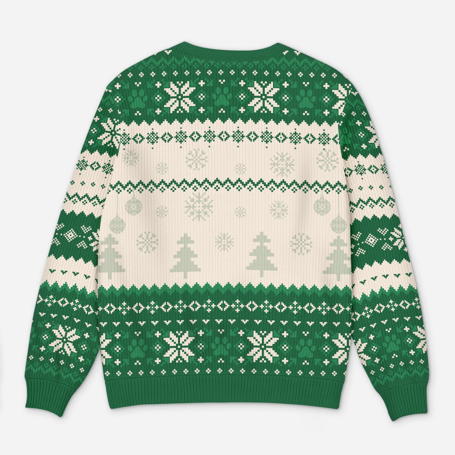 5652WFR3 pull moche de noel personnalise la vie est meilleure avec des chiens 5652wkznc