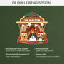 5653OFR4 ornement chien noel en acrylique personnalise nous gouvernons la maison version noel 5653o3ync