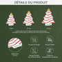 5655OFR3 ornement noel en acrylique personnalise pour ami famille collegue joyeux noel sapin avec prenom 3d 5655okvai