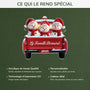 5659OFR4 ornement noel en acrylique personnalise famille bonhomme de neige version voiture 5659otvzi