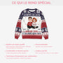 5660WFR5 pull moche de noel personnalise couple sembeter lun lautre depuis design cartoon 5660w8tzg