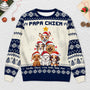 5664WFR2 pull moche chien de noel personnalise sapin maman chien 5664w6vtc