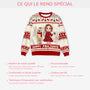 5668WFR5 pull moche chien de noel personnalise joyeux noel toutou et moi 5668w6htc
