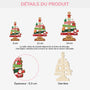 5676OFR3 ornement noel en bois a 1 couche personnalise avec prenom sapin famille de noel echelle 5676otqti