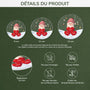 5682OFR3 effet dimpression 3d ornement acrylique personnalise avec prenom mamie papi gnome noel 5682okm0b