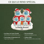5684OFR4 ornement acrylique personnalise la famille noel yeti 5684otmai
