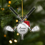 5688OFR1 effet dimpression 3d ornement acrylique personnalise balle de golf joyeux noel 5688okvmb