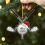 5688OFR2 effet dimpression 3d ornement acrylique personnalise balle de golf joyeux noel 5688okvmb