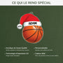 5691OFR4 effet dimpression 3d ornement noel acrylique personnalise balle de sport 5691okmcb