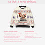 5700WFR5 pull moche de noel personnalise couple avec photo notre souvenir drole 5700w3qag