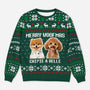 5703WFR1 pull moche personnalise avec photo joyeux noel aux chats chiens 5703w3lcd_1
