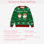 5704WFR5 pull moche de noel personnalise chat joyeuses fetes 5704wtynd