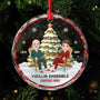5705OFR1 ornement noel en verre personnalise couple vieillir ensemble depuis 5705okztg