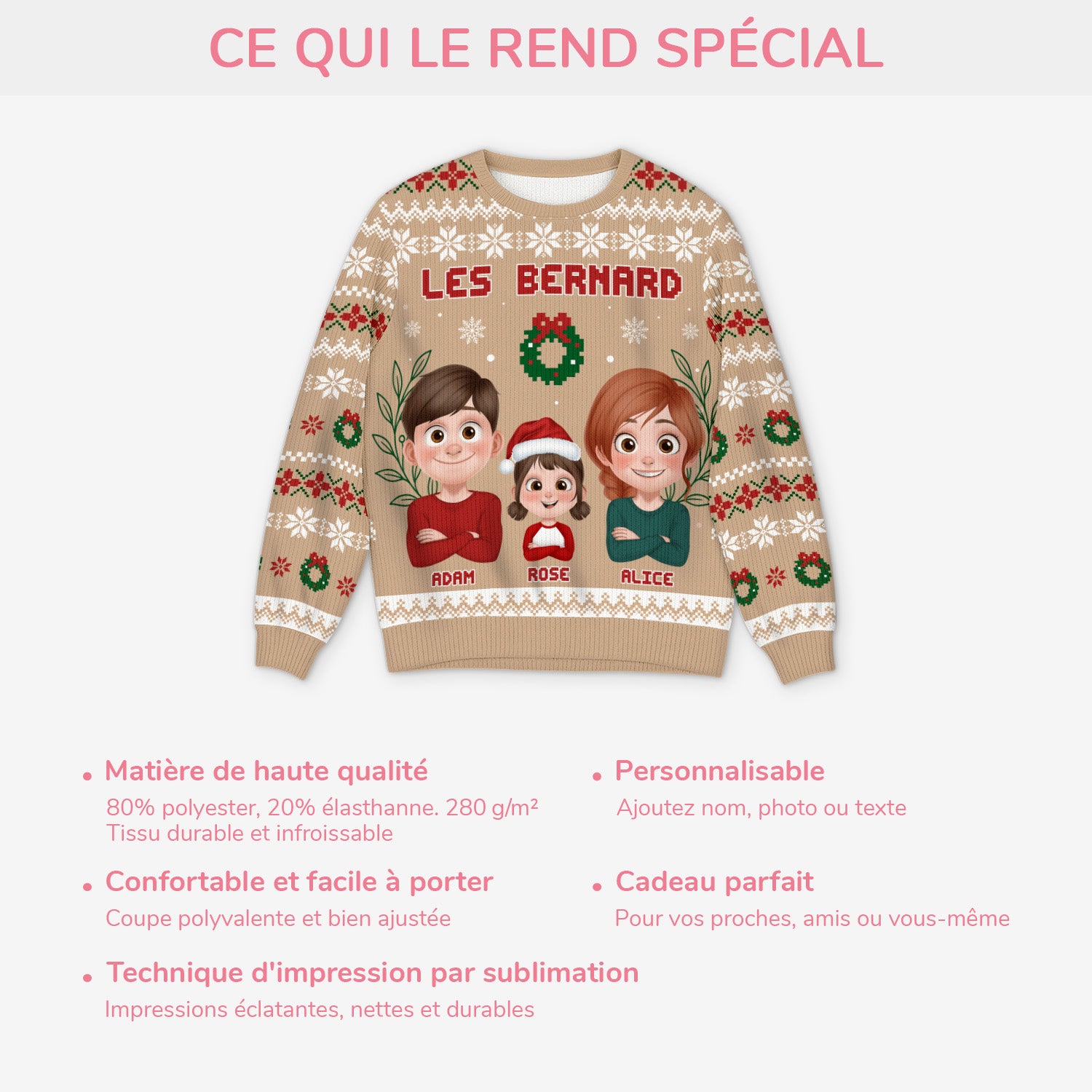 5710WFR5 pull moche personnalise notre pull noel de famille 5710wtvti