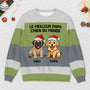 5711WFR2 pull moche de noel personnalise meilleure maman chien du monde 5711wtvcc