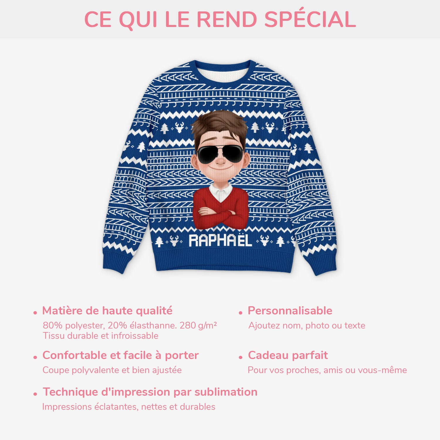 5717WFR5 pull moche de noel personnalise jen ai marre 5717w6lqa