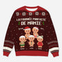 5718WFR1 pull moche de noel personnalise la fournee parfaite de mamie papi 5718w6uab