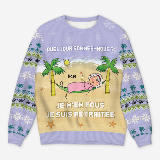 5720WFR1 pull moche de noel personnalise je suis retraite 5720wklta_7ec236d7 a9e9 48df a2d8 5bafbc9b493d