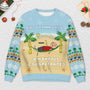 5720WFR2 pull moche de noel personnalise je suis retraite 5720wklta