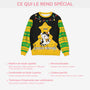 5732WFR5 pull moche de noel personnalise chat joyeux miaouel 5732wttnd