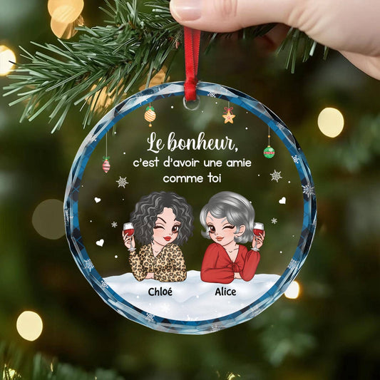 5734OFR2 ornement noel en verre personnalise un ami comme toi 5734o8zcf
