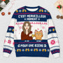 5735WFR2 pull de noel moche homme_ personnalise avoir une biere avec chat 5735w3vzd