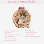 5740OFR4 ornement noel en bois a 2 couches personnalise avec photo mon chat mignon 5740ottqd