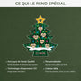 5745OFR4 ornement noel acrylique personnalise avec prenom sapin a carreaux de la famille 5745o6vmi