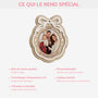 5751OFR1 ornement noel en bois a 2 couches personnalise famille avec photo la ou l_amour commence 5751o86ni4