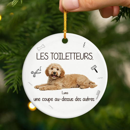 5756OFR2 ornement noel ceramique personnalise avec chien les toiletteurs 5756o6vqc_eb3c27fd 3a91 435d 9e6c 5ae5b896e06c